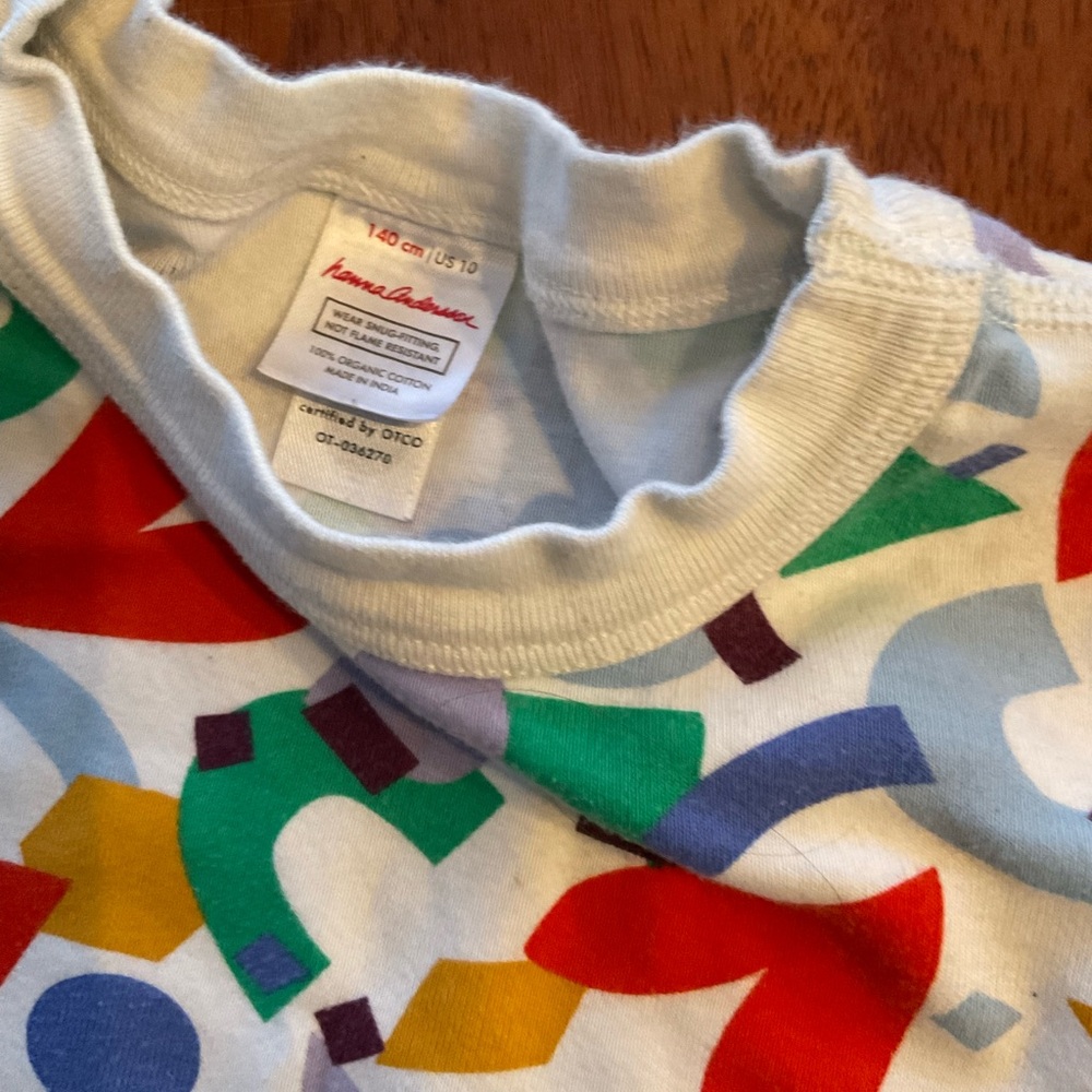 VGUC Hanna Andersson Long Sleeve PJs - Size 10 - Picture 2 of 4